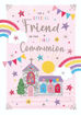 Picture of FOR A SPECIAL FRIEND ON YOUR FIRST COMMUNION CARD PINK